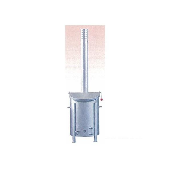 焼却炉　スーパーファイヤー　SFA-610B 法人専用品※鈴木工業 スーパーファイヤー空冷一重式焼却炉 シルバー