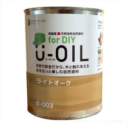 シオン U-OILforDIY天然油性国産塗料 ライトオーク 3.8L d-003-5