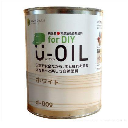 シオン U-OILforDIY天然油性国産塗料 ホワイト 3.8L d-009-5