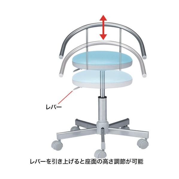 サンワサプライ SANWA チェアビニールレザー SNC-RD1VBL2の画像