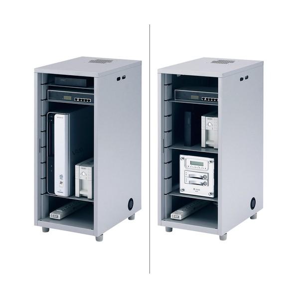サンワサプライ NAS、HDD、ネットワーク機器収納ボックス CP-KBOX3_4
