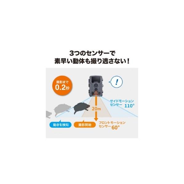 サンワサプライ セキュリティカメラ CMS-SC03GY_12