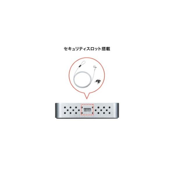 サンワサプライ USB Type-C専用ドッキングステーション(HDMI/DisplayPort対応・PD対応) USB-CVDK6｜diy-tool｜16