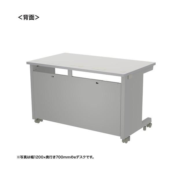 サンワサプライ eデスク（グレー）W1250×D600×H720 ED-SK12560GY72 1台の画像