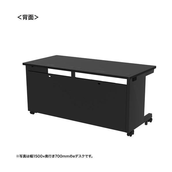 サンワサプライ eデスク（ブラック）W1500×D600×H700 ED-SK15060BK 1台の画像