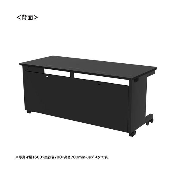 サンワサプライ eデスク（ブラック）W1600×D600×H720 ED-SK16060BK72 1台の画像