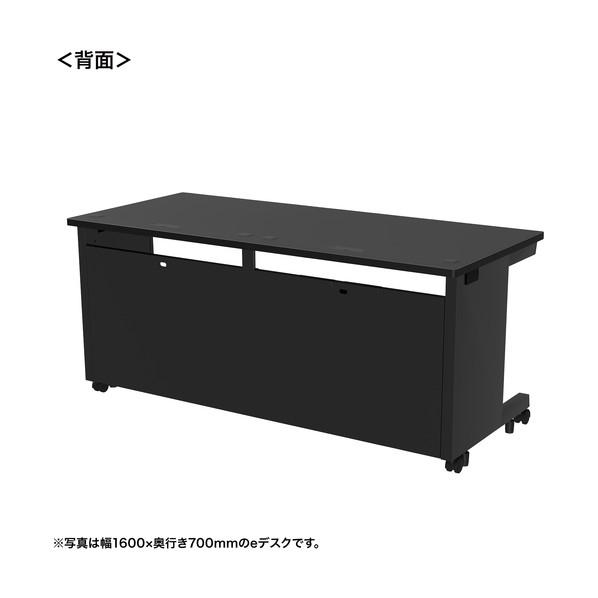 サンワサプライ eデスク（ブラック）W1600×D750×H700 ED-SK16075BK 1台_1
