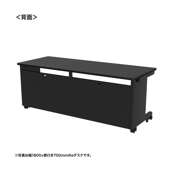 サンワサプライ eデスク（ブラック）W1800×D800×H700 ED-SK18080BK 1台の画像