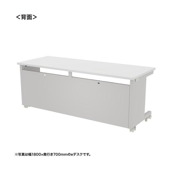 サンワサプライ eデスク（ホワイト）W1800×D800×H700 ED-SK18080W 1台の画像