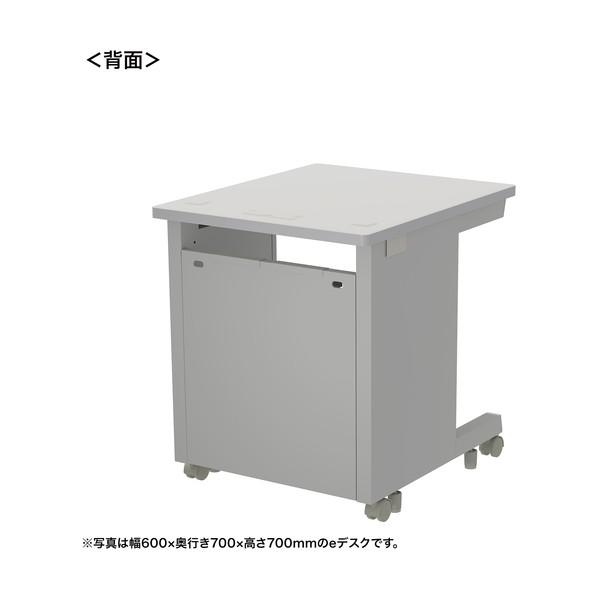 サンワサプライ eデスク（グレー）W600×D600×H720 ED-SK6060GY72 1台の画像