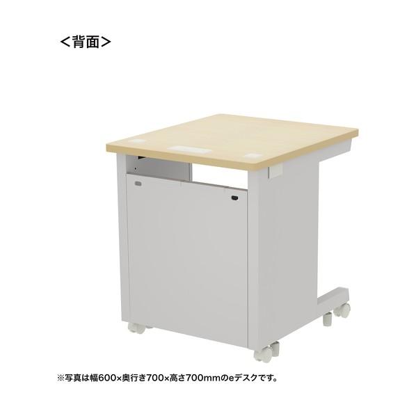 サンワサプライ eデスク（薄い木目）W600×D600×H720 ED-SK6060LM72 1台の画像