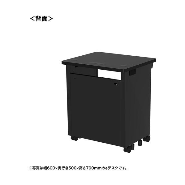 サンワサプライ eデスク（ブラック）W650×D500×H720 ED-SK6550BK72 1台の画像