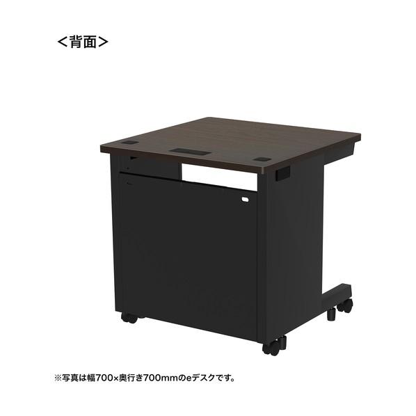 サンワサプライ eデスク（濃い木目）W750×D600×H700 ED-SK7560M 1台の画像