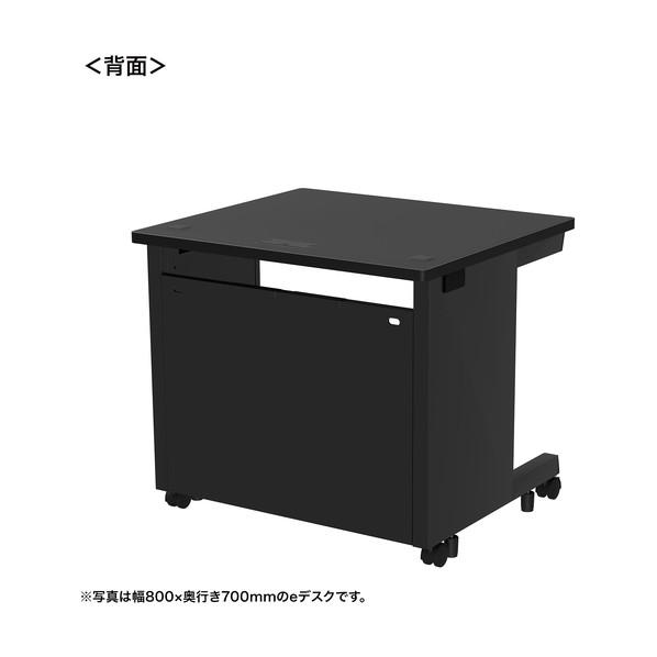 サンワサプライ eデスク（ブラック）W800×D600×H700 ED-SK8060BK 1台の画像