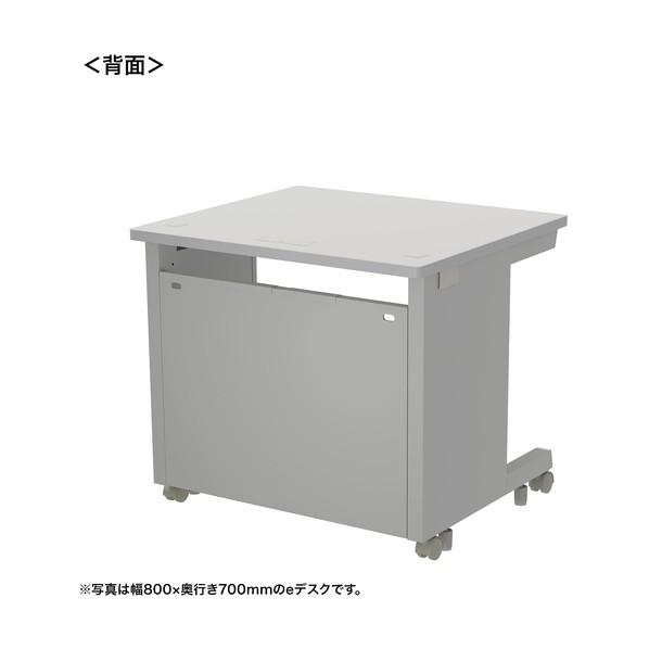 サンワサプライ eデスク（グレー）W800×D600×H700 ED-SK8060GY 1台の画像