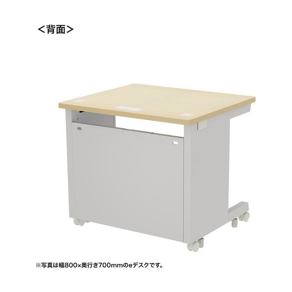 サンワサプライ eデスク（薄い木目）W800×D600×H700 ED-SK8060LM 1台の画像