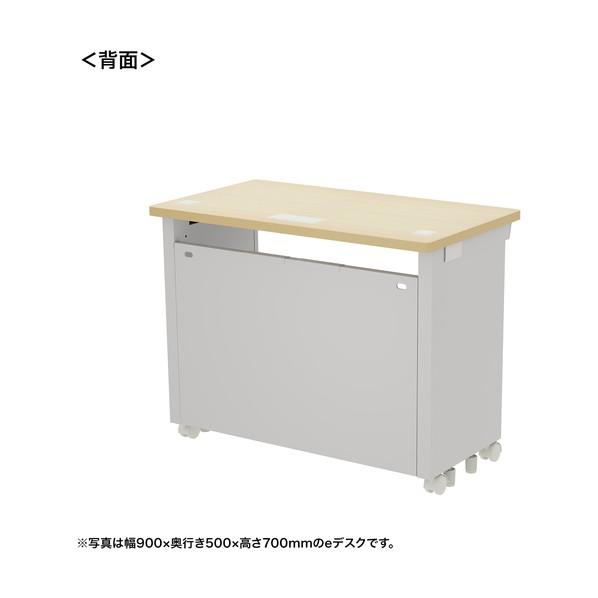 サンワサプライ eデスク（薄い木目）W950×D500×H720 ED-SK9550LM72 1台_1