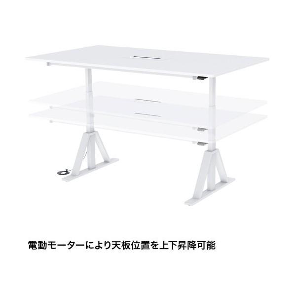 サンワサプライ 電動昇降ミーティングデスク ERD-MTGN210120W_7