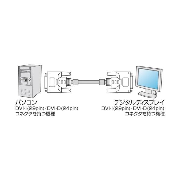サンワサプライ DVIケーブル(デュアルリンク) KC-DVI-DL1K｜diy-tool｜02