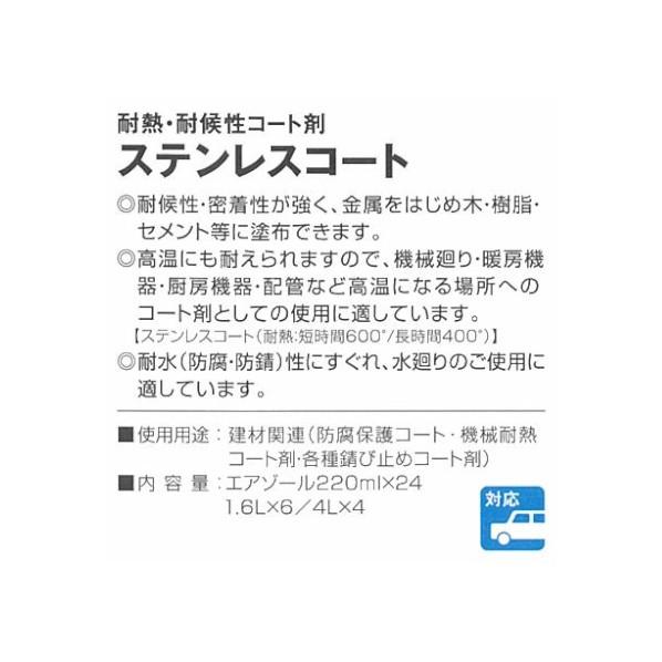 ※法人専用品※サンエスエンジニアリング ステンレスコート220ml 700100の画像