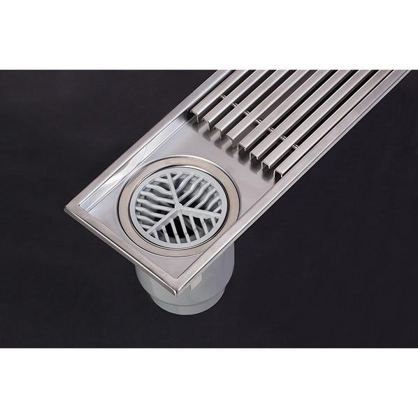 シマブン 排水ユニット SUSグレーチング 浅型（プレーンタイプ） 900MM HSAT-15L900-F 1点_1