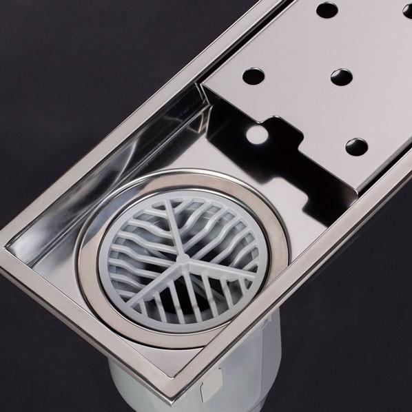 シマブン 排水ユニット SUSパンチング 非防水横引き 1200mm 200角用 196×1196×25mm HSUY-20L1200 1台_3