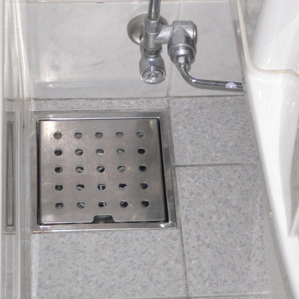 シマブン 排水ユニット SUSパンチング 非防水横引き 1200mm 200角用 196×1196×25mm HSUY-20L1200 1台_7