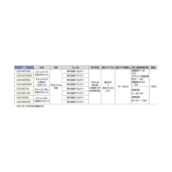 スガツネ (270176052)LDC-N21SUM/ラプコンクローザー LDC-N21SUM(270-176-052) 1点_1