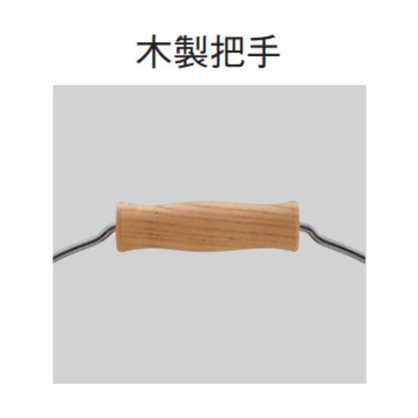 スギコ産業 18-8 目盛付バケツ 木製把手 φ260×H210mm SH-639B 1点_1