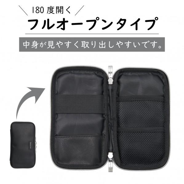 セキセイ ラポルタ ペンケーススリムM ブラック LA-8754-60 | セキセイ | 02