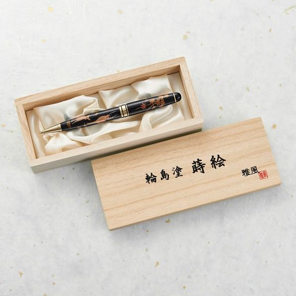セキセイ 輪島塗 蒔絵 雅風 ボールペン 鹿 AX-8808-00 1点_1
