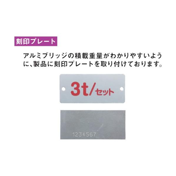昭和ブリッジ GP-T型アルミブリッジ2個 GP-300-35-3.0T     商品情報    特徴 軽量、安全、安価のツメタイプのブリッジです。  用途 農業機械や