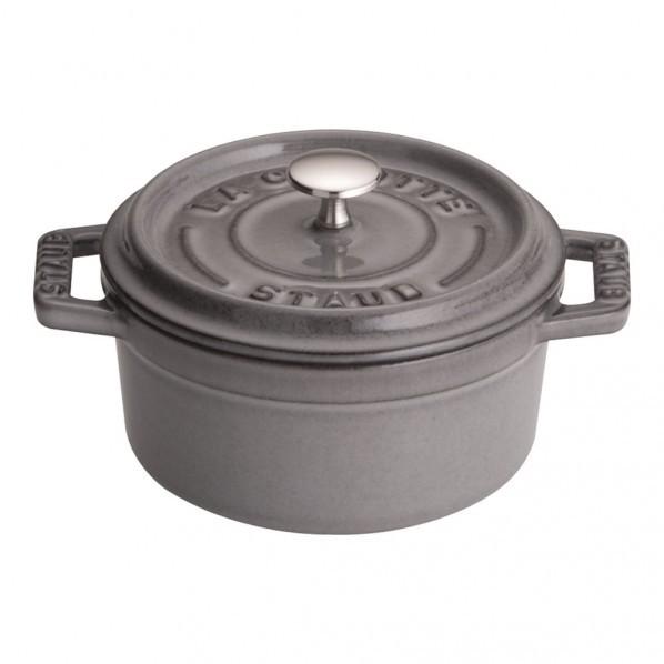 STAUB|ストウブ ピコ・ココット ラウンド グレー 10cm RST4731 1個 0