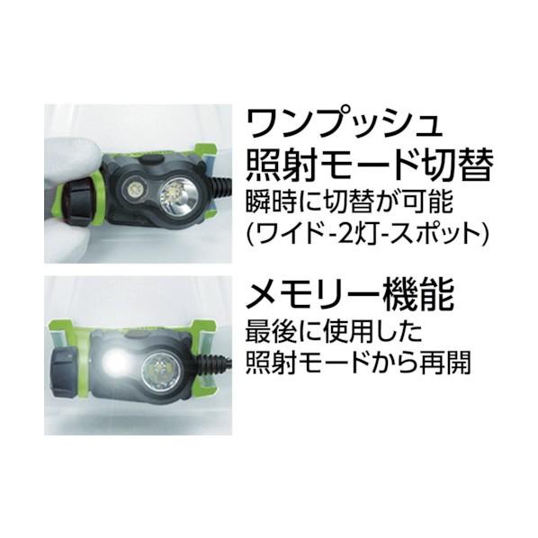 TJMデザイン ペタLEDヘッドライト U301 クロ LE-U301 : DIY FACTORY
