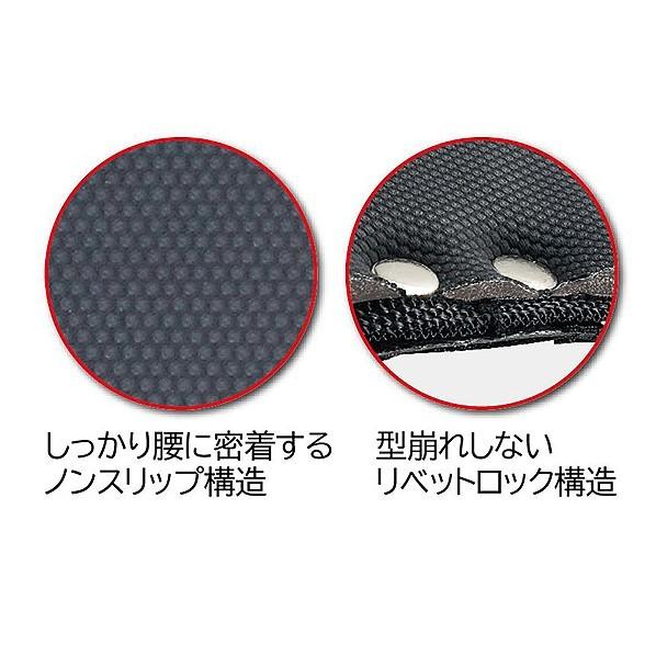 TJMデザイン ワークポジショニング用胴当てベルトカーブ 黒 M WCXD2-ABCM