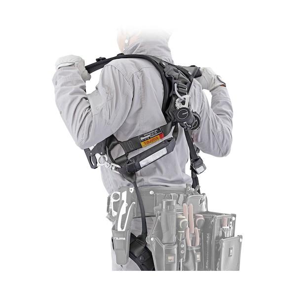 TJMデザイン(タジマ) ハオルハーネスHA KR150FA シングルL8 ダブルセット 黒 フリーサイズ A1HAKR-WL8BK 1個