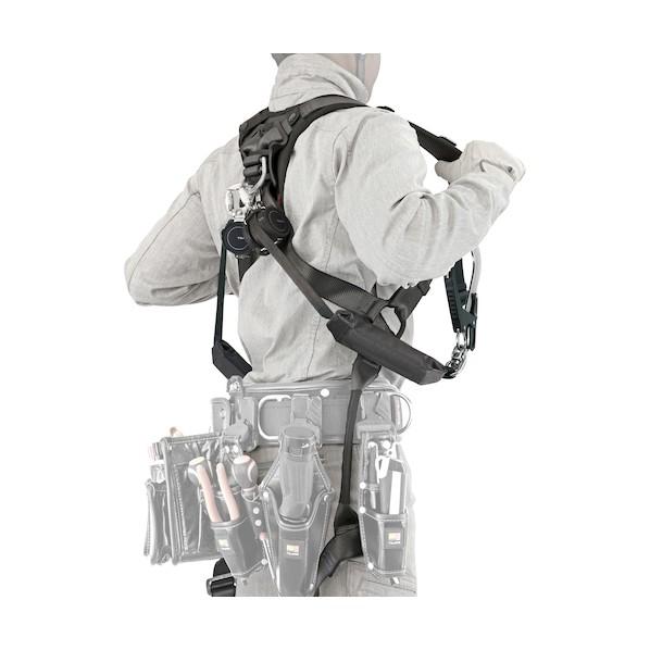 TJMデザイン(タジマ) ハオルハーネスHS KR150FA シングルL5 ダブルセット 黒 フリーサイズ A1HSKR-WL5BK 1個の画像