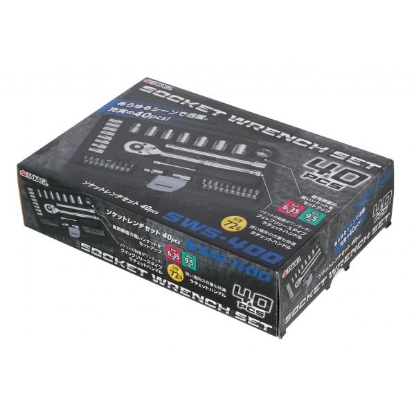 高儀 TAKAGI ソケットレンチセット40pcs SWS-400 40PCS : DIY