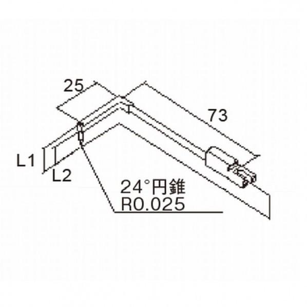東京精密 輪郭用高剛性触針 ねじれ面オフセット測定 DM83532