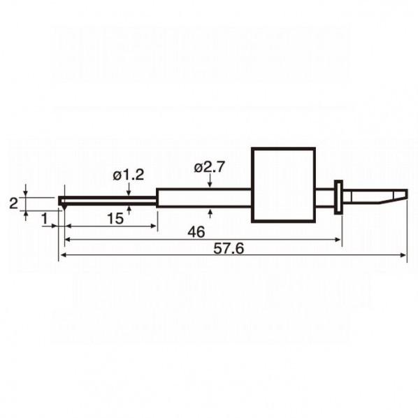 東京精密 S-CREST S5000 S3000 SNEX用差し替え測定子 小穴用測定子 DM48513