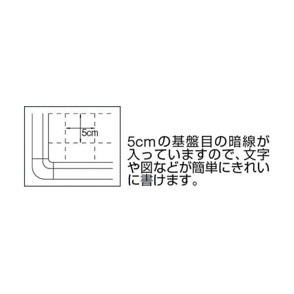 トラスコ ミーティングボード白暗線入スチール製ホワイトボード９００Ｘ９００ WMG33SA(WMG-33SA_2