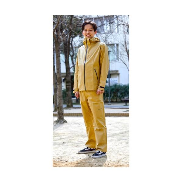 トラスコ 高耐候・軽量ストレッチレインパンツ ベージュ M TRESPM-BE 1点の画像