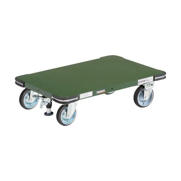 TRUSCO中山 ※法人専用品※トラスコ 鋼鉄製平台車 900X600 Φ150ブレーキ 