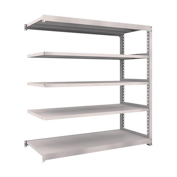 トラスコ(TRUSCO) Ｍ５型中量棚１８００Ｘ７２１ＸＨ１８００５段連結ネオグレ NG M56675B