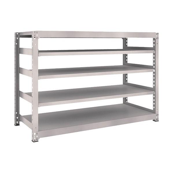 トラスコ(TRUSCO) Ｍ５型中量棚１８００Ｘ７２１ＸＨ１２００５段単体ネオグレ NG M54675