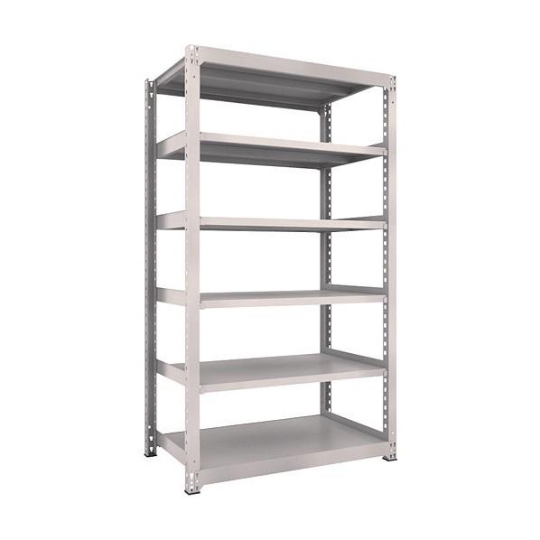 トラスコ Ｍ３型中量棚１２００Ｘ７２１ＸＨ２１００６段単体ネオグレ NG M3-7476 NG(ネオク゛レー)