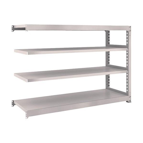 トラスコ Ｍ３型中量棚１８００Ｘ５７１ＸＨ１２００４段連結ネオグレ NG M3-4664B NG(ネオク゛レー)