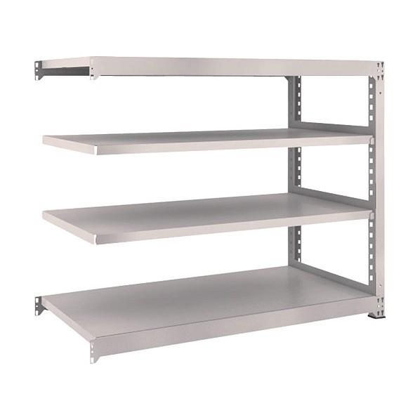 トラスコ Ｍ３型中量棚１５００Ｘ７２１ＸＨ１２００４段連結ネオグレ NG M3-4574B NG(ネオク゛レー)