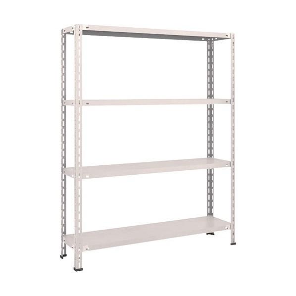トラスコ 軽量棚中棚ボルトレス型１２００Ｘ３００Ｘ１５００４段ネオグレ NG L54V-14 NG(ネオク゛レー)