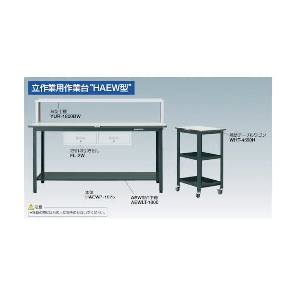 ※法人専用品※トラスコ ＨＡＥＷＲ型立作業台１５００Ｘ７５０ＸＨ８８５ HAEWR-1575